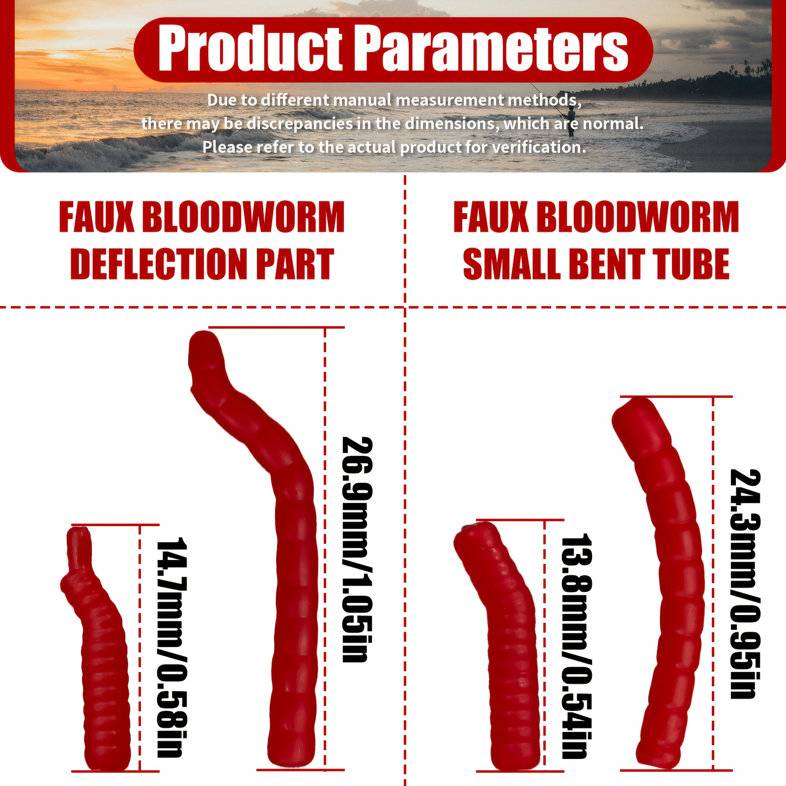 Red Artificial Bloodworm Hook  – Aglaonema Red Bewertung und Preis