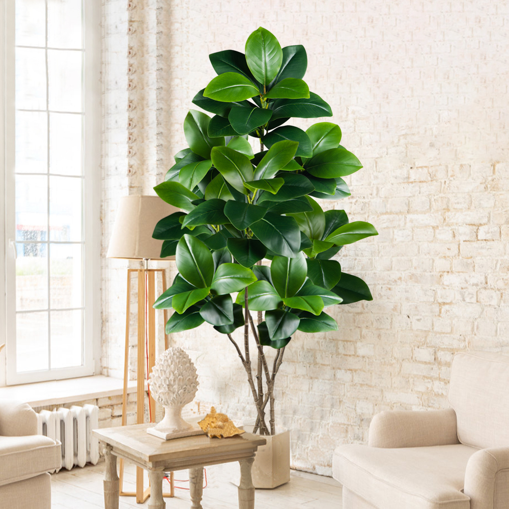 74-140cm Artificial Rubber Tre – Ficus Lyrata Tree Bewertung und Preis
