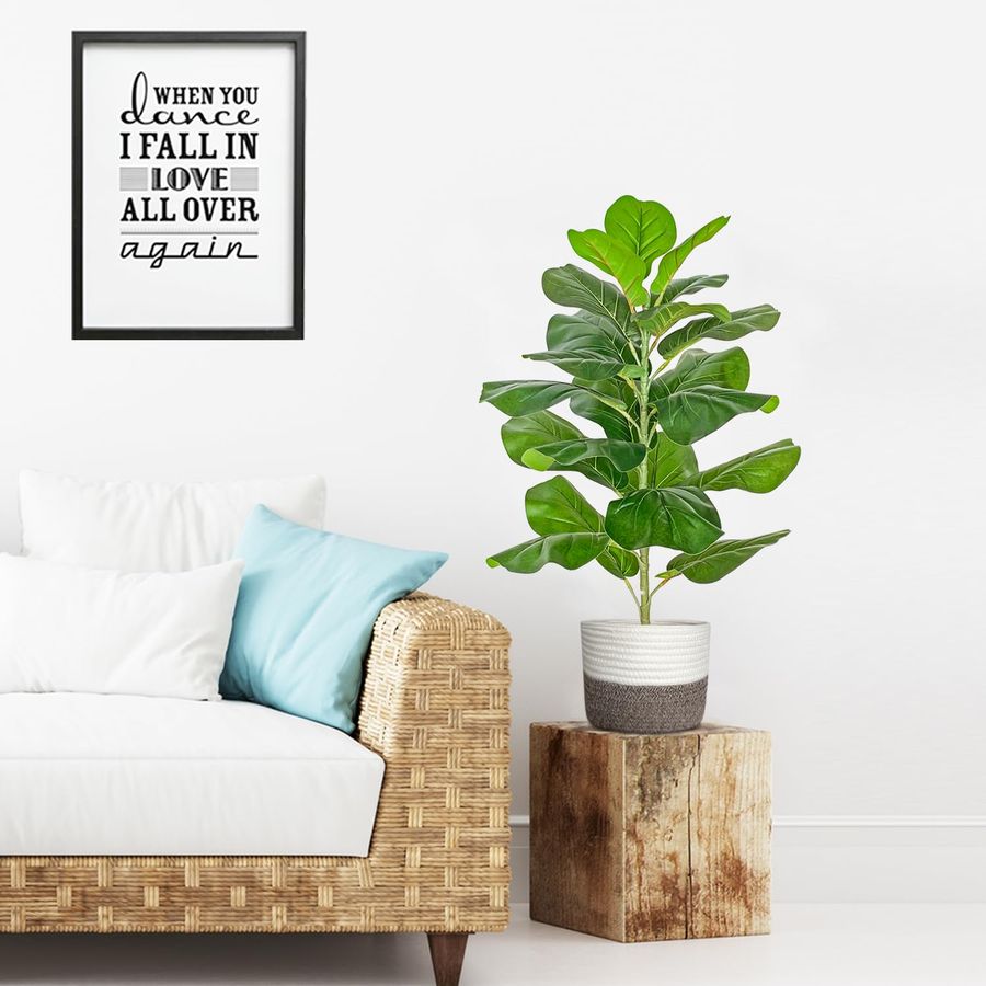 Artificial Fiddle Leaf Fig Tre – Ficus Lyrata Tree Bewertung und Preis
