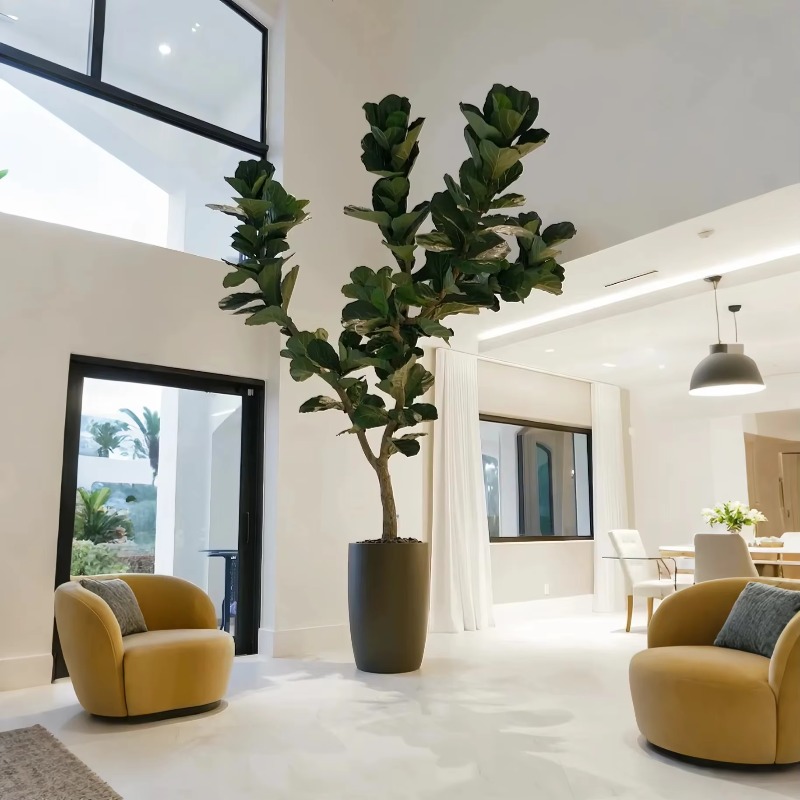 Artificial Plants Indoor Potte – Ficus Lyrata Tree Bewertung und Preis