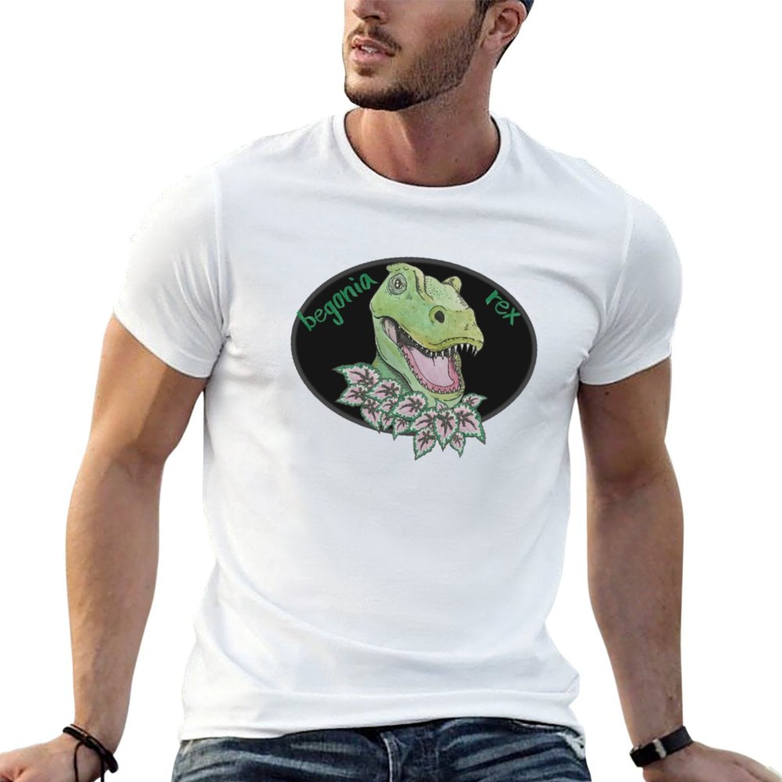 T rex begonia T-Shirt cotton t – Begonia Rex Bewertung und Preis
