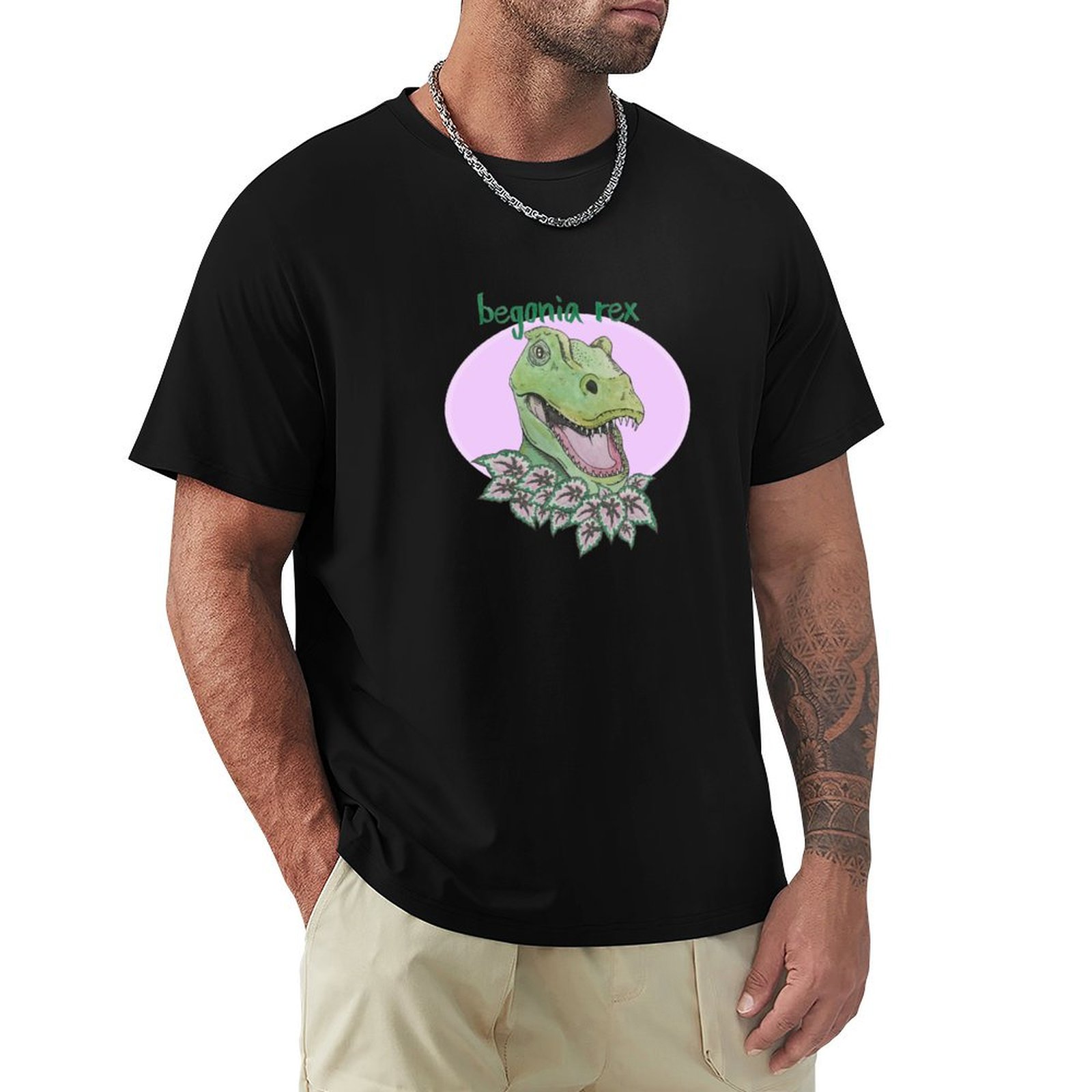 T rex begonia (pink) T-Shirt S – Begonia Rex Bewertung und Preis